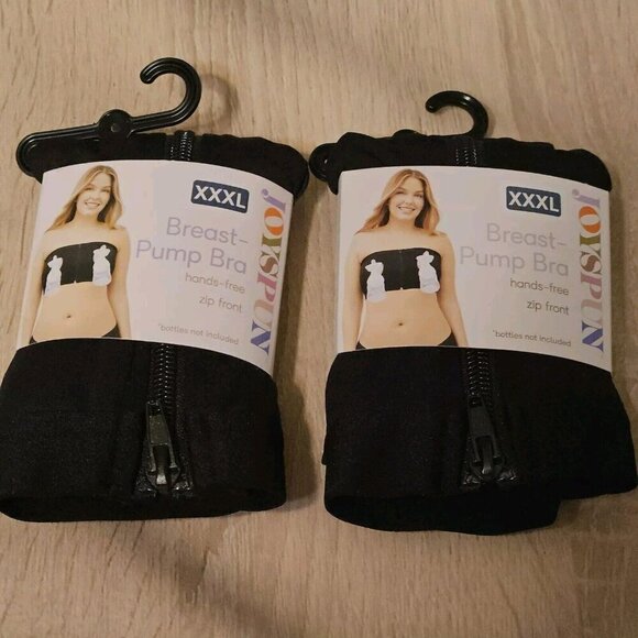 Joyspun SOFT Hands Free Breast Pump Nursing Bra  Bandeau (Size XXXL )  NEW (2) - Picture 1 of 4